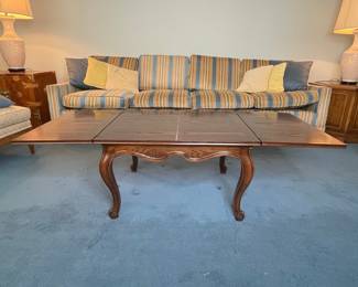 Henredon French Provincial Flip-Top Coffee Table