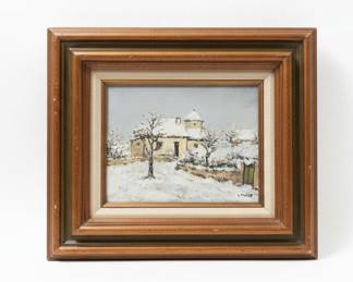Vtg Landscape Oil Painting