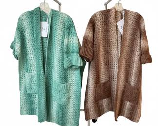 Hand-Crocheted Cardigans by Creations by Marsha