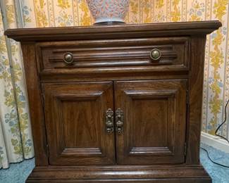 Drexel Heritage Campaign Style Nightstand