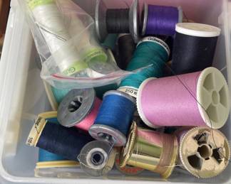 Vintage Sewing Thread Spools