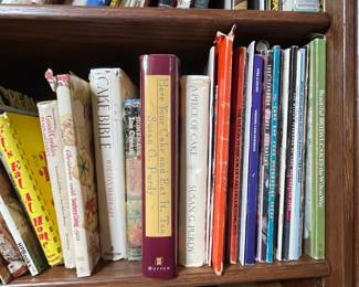 Collection of Vintage Baking and Cake Decorating Books