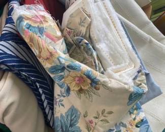 Vintage Floral Fabric Remnants