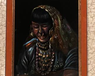 Vintage Art, Berber Woman