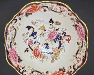 Mason's Patent Ironstone Mandalay Footed Bowl