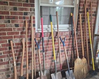 Assorted Garden Hand Tools