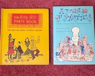 Vintage Party and Entertaining Guide Books