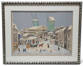 Michel Delacroix Moulin de la Galette Print