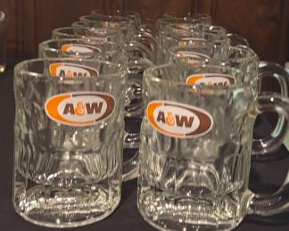 Vintage A&W Root Beer Mini Mugs