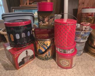 Vintage Decorative Storage Tins