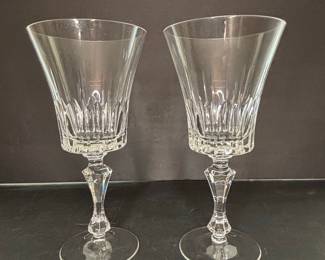 Crystal Vintage Wine Goblets