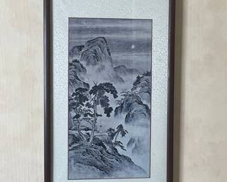 Chinese Ink Wash Landscape Painting