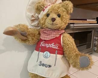 Campbell's Soup "Souper Chef" Teddy Bear