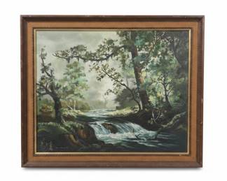 Oil on Canvas Landscape Painting