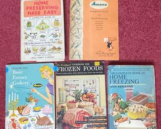 Vintage Mid-Century Food Preservation and Freezer Cookbooks
