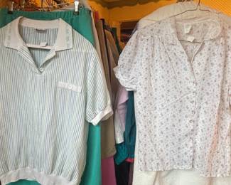 Cricket Lane Vintage Striped Polo Blouse