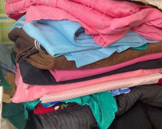 Vintage Fabric Remnants and Yardage