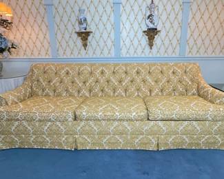 Simmons Company Tufted Vintage Sleeper Sofa