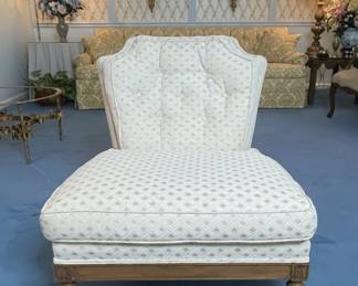 Vintage French Provincial Slipper Chair