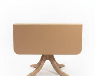 Duncan Phyfe Style Drop-Leaf Pedestal Table