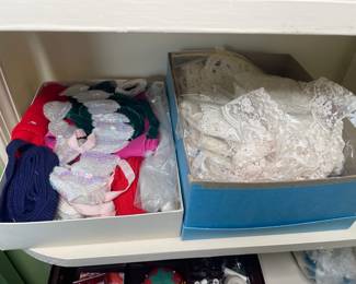 Vintage Sewing Notions Collection: Lace and Sequined Trims