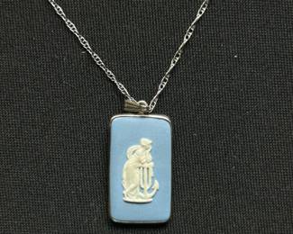 Wedgwood Jasperware Hope & Anchor Pendant