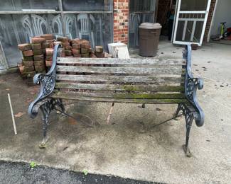 Victorian-Style Cast Iron Garden Bench
