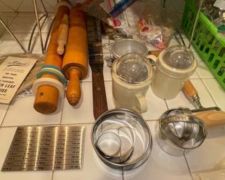 Ateco Baking Utensil Collection with Rolling Pins and Flour Sifters
