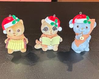 Vintage Critter Band Christmas Ornaments