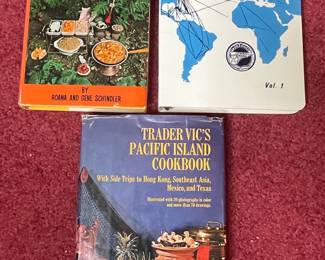 Vintage Culinary and Travel Cookbooks