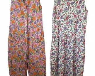 Vintage Blondie & Me Floral Jumpsuit and Erika & Company Dress