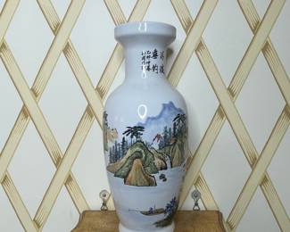 Chinese Porcelain Landscape Vase