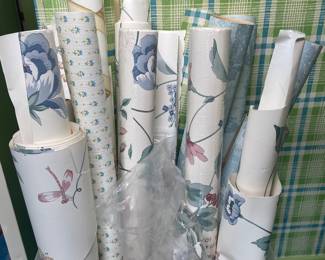 Vintage Wallpaper Rolls