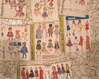 Vintage Kids & Doll Clothing Patterns