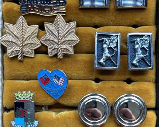 Vintage Lapel Pins and Cufflinks