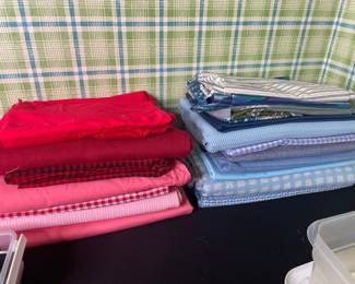 Assorted Vintage Fabric Remnants