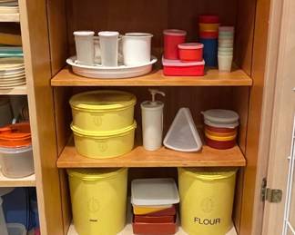 Large Collection of Vintage Tupperware