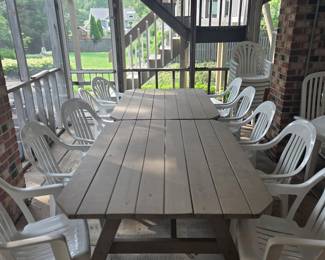 Outdoor Picnic Tables and Chairs