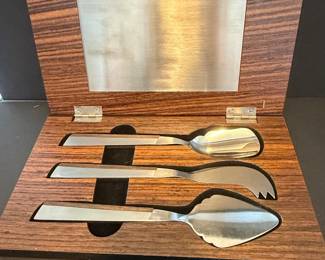 Dansk Designs Jens Quistgaard Fjord Cheese Set