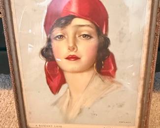 Z. Nickolaki 'A Romany Lass' Print