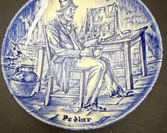 Enoch Wedgwood (Tunstall) Ltd. 'Pedlar' Series Small Plate/Dish