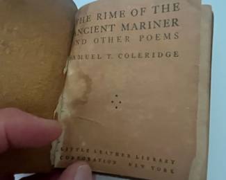Little Leather Library Edition of The Rime of the Ancient Mariner