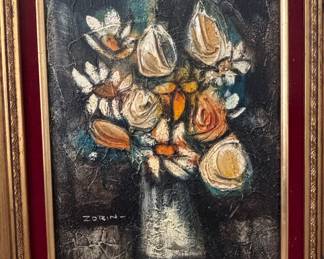 Zorin Floral Still Life Oil Painting on Canvas
