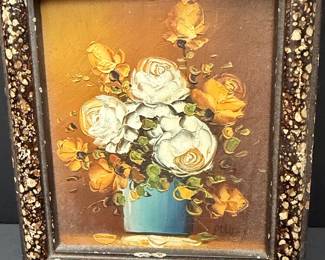 Ann Julia Rant Floral Oil Painting