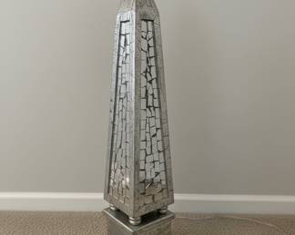 Decorative Mosaic Mirror Obelisk