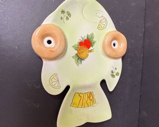 Vintage Holland Mold Fish Shaped Ceramic Serving Platter