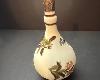 Vintage Floral Porcelain Bud Vase with G766 Mark