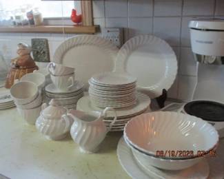 Large set of Ironstone dinnerware