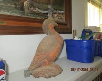 Antique iron duck sprinkler