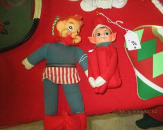 Vintage Christmas including knee hugger